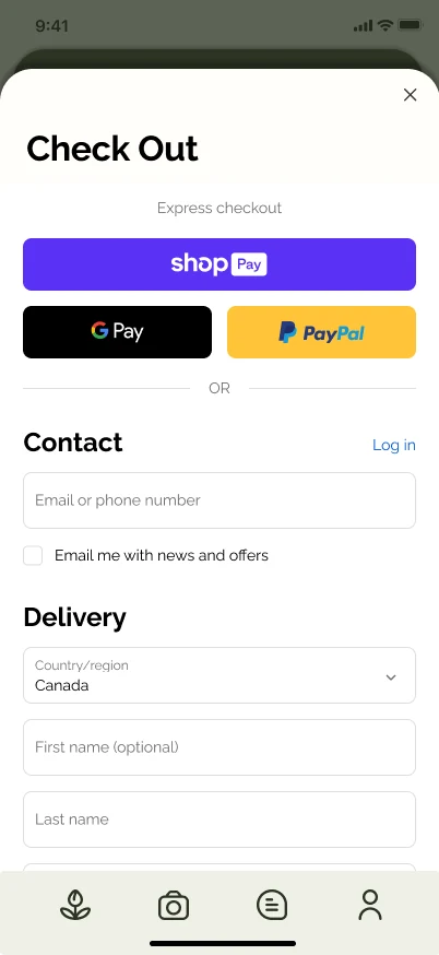 Checkout